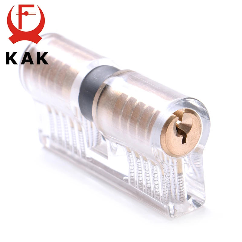 KAK Cutaway Practice Cylinder – Brass Core, Visible Pins – image 5