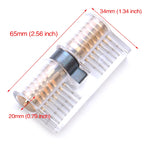 NAIERDI Transparent Euro Cylinder – Practice Lock with Keys – image 9