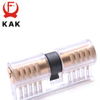 KAK Cutaway Practice Cylinder – Brass Core, Visible Pins – image 3