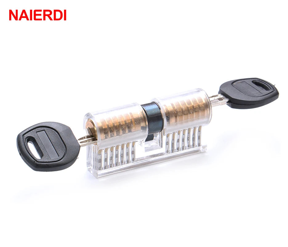 NAIERDI Cutaway Practice Cylinder with Keys – image 6