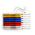 Dimple Lock Pick Set with Round Handles – Optional Dimple Practice Lock