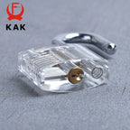 KAK Transparent Practice Padlock 80×50 mm with Keys – image 2