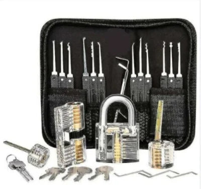 Lock Pick Set with Transparent Locks – 6 Configurations – image 8