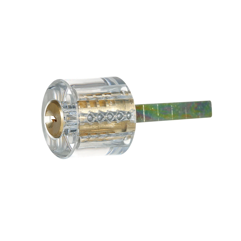 Practice Lock Set – 8 Transparent Locks (Padlocks, Cylinders, Tubular) – image 13