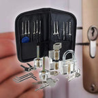 Lock Pick Set – 30 Picks, 2 Transparent Padlocks, Zip Case – image 4