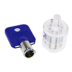 Transparent Tubular Practice Lock – 7 Pin