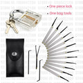 Beginner Lock Pick Kit – 15 Picks, Pouch, Optional Transparent Padlock – image 25