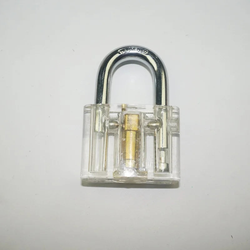 Transparent Disc Detainer Practice Padlock