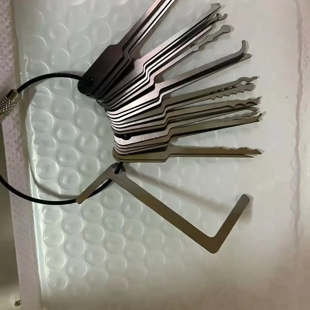 22-in-1 Jiggler Key Set for Wafer Locks and Padlocks – image 6