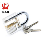 KAK Transparent Practice Padlock 80×50 mm with Keys – image 17