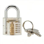 Transparent Practice Padlock – Cutaway Pin Tumbler (Small, Large or Euro Cylinder) – image 6