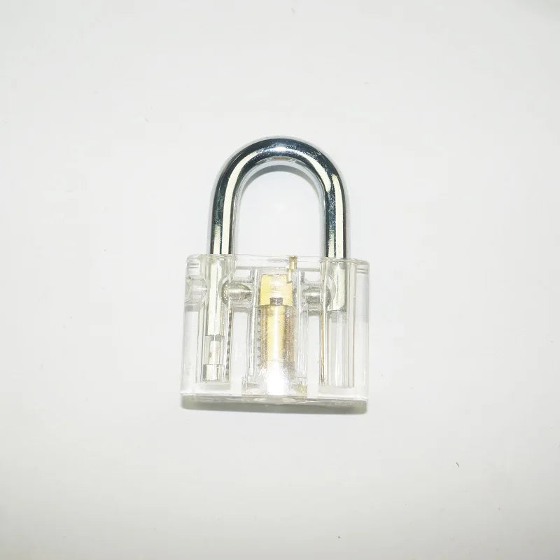 Transparent Disc Detainer Practice Padlock – image 2