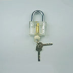 Transparent Disc Detainer Practice Padlock – image 4