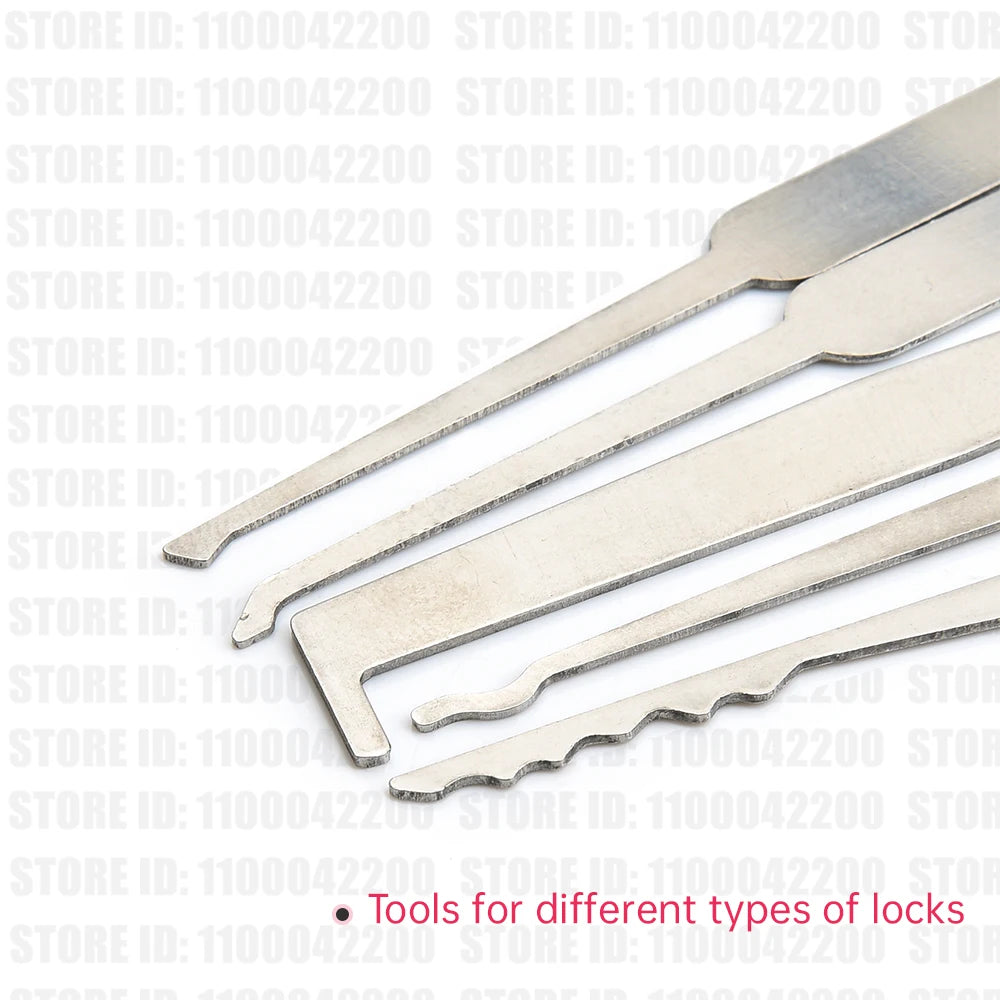 Beginner Lock Pick Kit – 15 Picks, Pouch, Optional Transparent Padlock – image 5