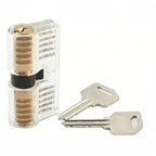 Transparent Practice Padlock – Cutaway Pin Tumbler (Small, Large or Euro Cylinder) – image 2