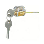 Transparent Practice Padlock – Cutaway Pin Tumbler (Small, Large or Euro Cylinder) – image 4